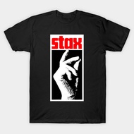 Vintage Stax Records T-Shirt Authentic Cotton 1 Sports Shirt White Fashionable Beautiful Thick Fabri