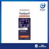 Sambucol Black Elderberry Immune Defence Syrup for Adult With Vitamin C & Zinc - 120ml / 250ml