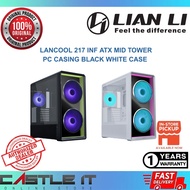 Lian Li Lancool 217 INF ATX Mid Tower PC Casing Black White Case