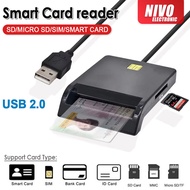 USB Smart Card Reader For Bank Card IC/ID EMV SD TF SIM MMC Card readers USB-CCID