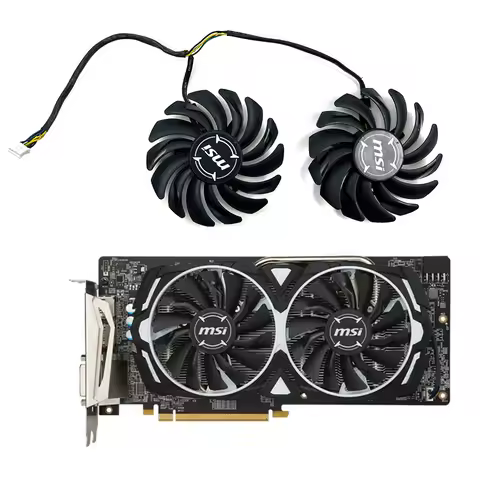 NEW MSI 87MM PLD09210B12HH 4Pin Graphics card fan for MSI ARMOR RX470 RX 480 RX570 RX580 Graphics Vi