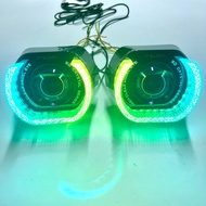 3 Inch High Brightness LED Lens 160w Power And Low Light Blue-17B 5D i7 U RGB