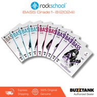 RSL Rockschool BASS 2018 & 2024 (12 Tracks) Debut Grade 1 2 3 4 5 6 7 8
