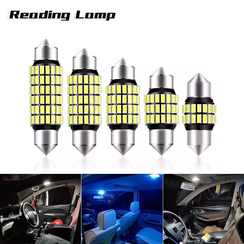 1PC C10W C5W LED Canbus Festoon 28mm 31mm 36mm 39mm 42mm for car Bulb Interior Reading Light License