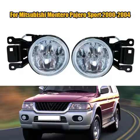 Front Light Foglamp Car Front Bumper Driving Lights With Bulb For Mitsubishi Montero Pajero Sport 20
