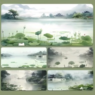 Large mouse pad, gaming mouse pad, DESKMAT with Chinese Ink Painting pattern – Mousepad 60x30/70x30/