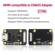 C790 1080P 60Hz HDMI-compatible to CSI-2 Adapter & I2S BliKVM Board Support Audio for Raspberry Pi 5