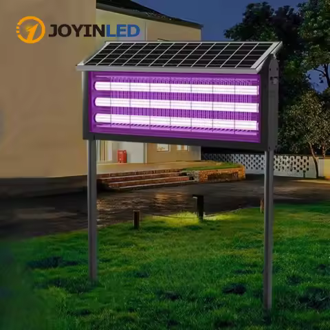 JOYINLED Powerful 15/40W Solar Mosquito Killer Lamp & Outdoor Garden Light, Waterproof Electric Inse
