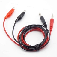 Alligator Clip Crocodile Lead Cable to 4mm Banana Connector for Test Probe Electrical  MY27B2