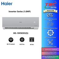 HAIER 1.0HP INVERTER AIR-COND WITH WIFI CONTROL | HS-10VSC03(S)