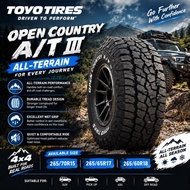 🆕4x4 Tayar Tyre [ TOYO OPAT OPEN COUNTRY AT III 2026 ] 265 70 15 , 265 65 17 , 265 60 18 HILUX TRITO