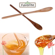 FAVORITEGOODS Wooden Spoon Japanese Kitchen Dining Tableware Desserts Condiment Kids Spoon Honey Tea