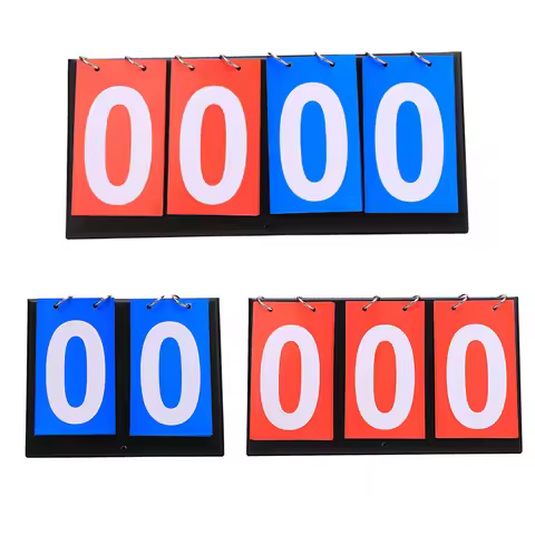 2/3/4 Digit Referee Score Board Foldable Digital Score Board Multifunctional for Football Volleyball