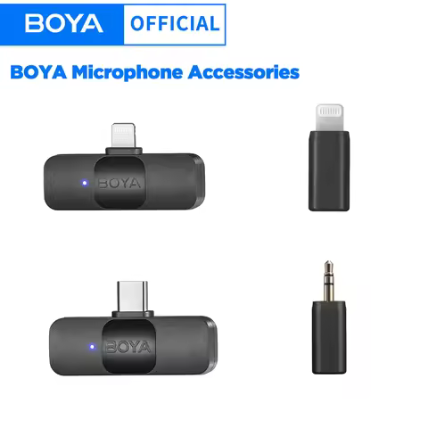 BOYA BY-V BOYALINK BY-WM3T2 BY-M1V BOYAMIC Omic Wireless Lavalier Microphone Adapter Separate Access