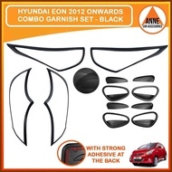 ❖  ⏍ Hyundai EON 2012 - 2022 Garnish Cover Set Black / Chrome Hyundai EON Accessories Parts Combo