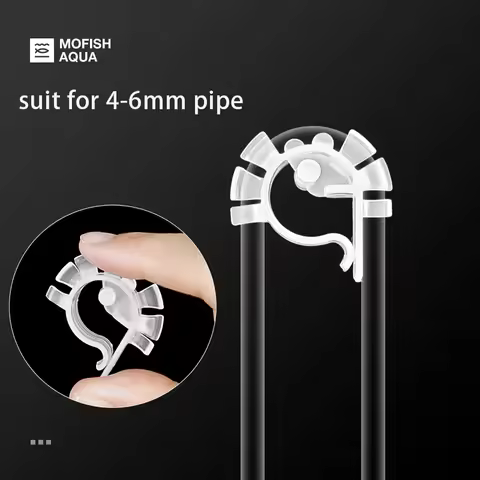 Aquarium Accessories Air Tube Water Hose Fixing Clip Pipe Holder U-shaped Tube Mount Bracket Fish Ta