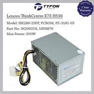 Lenovo ThinkCentre H530 Power Supply PSU 180W HK280-23FP PCB038 54Y8870 36200218 (Refurbished)