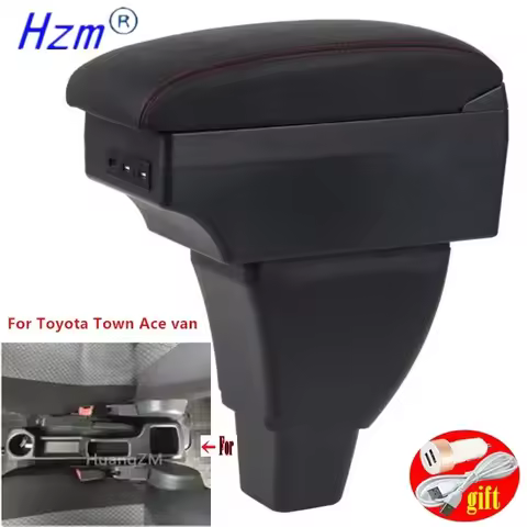 Car Armrest box For Toyota Town Armrest For Toyota Town ace van center Storage box Interior Parts ac
