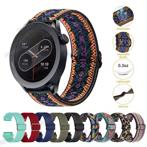 Elastic Nylon Loop Watch Band For CMF Watch Pro 2 Strap Wristband For CMF by Nothing Watch Pro 2 Bra