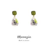 S925 Retro Disco Lady Geometric Earring • Dangle Earring • Statement Earring