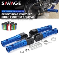SAV For YAMAHA YZF R6 R1/S/M Front Footrest Foot Pegs YZF-R1 R1S R1M YZF-R6 R6S Motorcycle Rider Ped