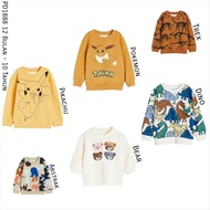 PD1888 Hm Pokemon Bear Girls Sweater