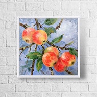 這幅水果畫是一幅有蘋果的靜物畫。