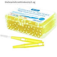 # Ready Stock # 60toothpick dental Interdental brush 0.6-1.5mm oral care orthodontic tooth floss .