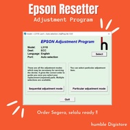 Epson L3110 Resetter Program / Waste Ink Pad Counter Reset