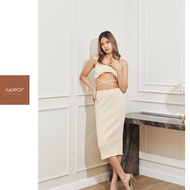 2-Piece Dress Beige FREESIZE