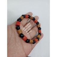 3 WOOD ROOT COMBINATION ROSARY BRACELET