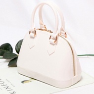 Small PVC Waterproof Candy Colors Jelly Handbag Fashion Shell Shoulder Bag Crossbody Bag Summer Beac
