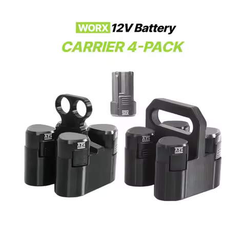 For Worx 12V Battery Finger Caddy Storage Organizer for Power Tools