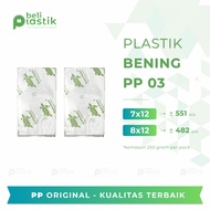 Thick PP Plastic 03 7x12 8x12 cm Transparent Clear Plastic Bag
