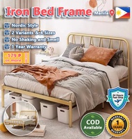 High load-bearing iron bed single bed frame double bed frame queen size high load-bearing bed frame