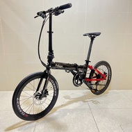 上山版摺車 Fnhon Folding Bike Hydraulic disc bike 451 20" Shimano M6000 油碟煞雙餅20速11-36T大飛輪
