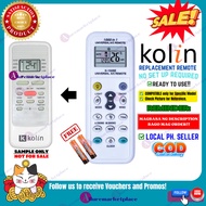 KOLIN AIRCON Remote Universal for KOLIN AIRCON WINDOW TYPE AC Remote NON-INVERTER or FULL DC INVERTE