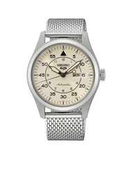 SEIKO นาฬิกาข้อมือ New 5 Sport Automatic Military รุ่น SRPH21K สีเบจ