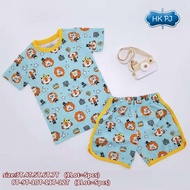 Local Seller Cuddle Me 3-7 year old Kids pyjamas set Kids Outing Set dog animal super man tiger mickey mouse crocodile