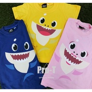 Family Tee "Baby Shark/Mummy Shark/Daddy Shark" Cartoon/Couple Tshirt - Kids/Adult Size Available (XS-3XL)