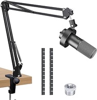 SUNMON K688 Mic Boom Arm Stand, Compatible with Fifine K688, Fifine 688 USB Microphone with Cable Sl