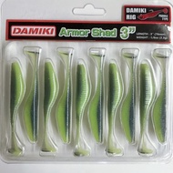 Damiki soft plastic lure Armor Shad 3" paddle type
