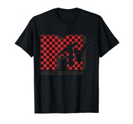 Logo With Red Checkered Print T-Shirt
