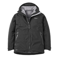 [RAB United Kingdom] Optical Men's Down Hooded Jacket FP700 {Black} QWI63 Outdoor Camping Hiking Lei