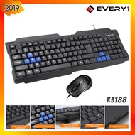 BIOSYS Flying Colors K-3188 ( Upgrade Version) USB Wired Gaming Keyboard + Mouse