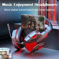 Wireless Headset Gaming Headset Surround Sound RGB Gaming Headphone with Mic for PC Switch Gamer