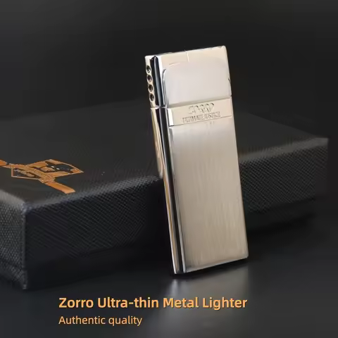 ZORRO Novel metal butane gas lighters Portable windproof torch lighter cigar lighter premium men uti