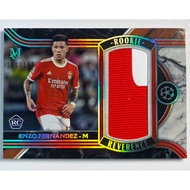 Enzo Fernández Card – Topps Museum Collection UEFA Champions League Rookie Reverence Patch /199 2022