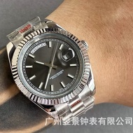 Fashion [Shopee Special Selection] Business Automatic Mechanical Watch Labor Diary Dual Calendar Wee