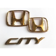 HONDA CITY GM2 GOLD LOGO CITY TMO GOLD LOGO